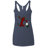 T-Shirts Vintage Navy / X-Small Best Frenemies Women's Triblend Racerback Tank