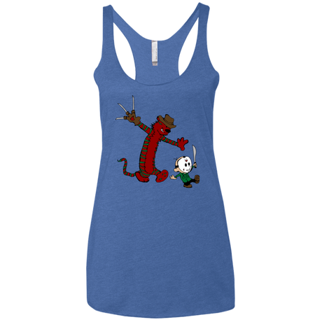 T-Shirts Vintage Royal / X-Small Best Frenemies Women's Triblend Racerback Tank