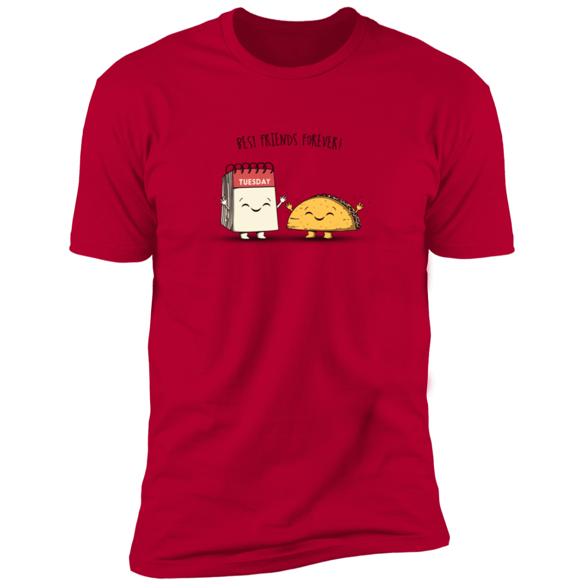 T-Shirts Red / S Best Friends Forever Men's Premium T-Shirt