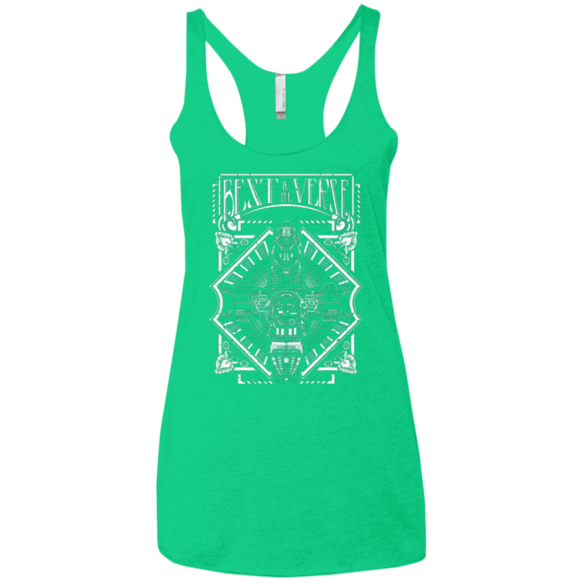 T-Shirts Envy / X-Small Best in the Verse Women's Triblend Racerback Tank