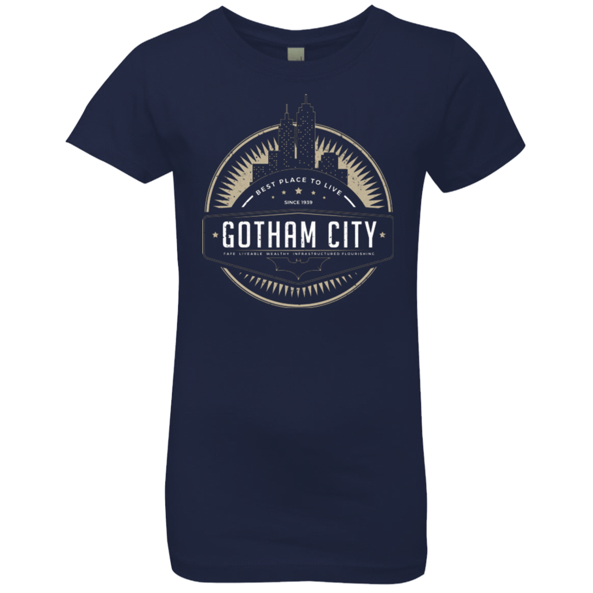 T-Shirts Midnight Navy / YXS Best Place To Live Girls Premium T-Shirt