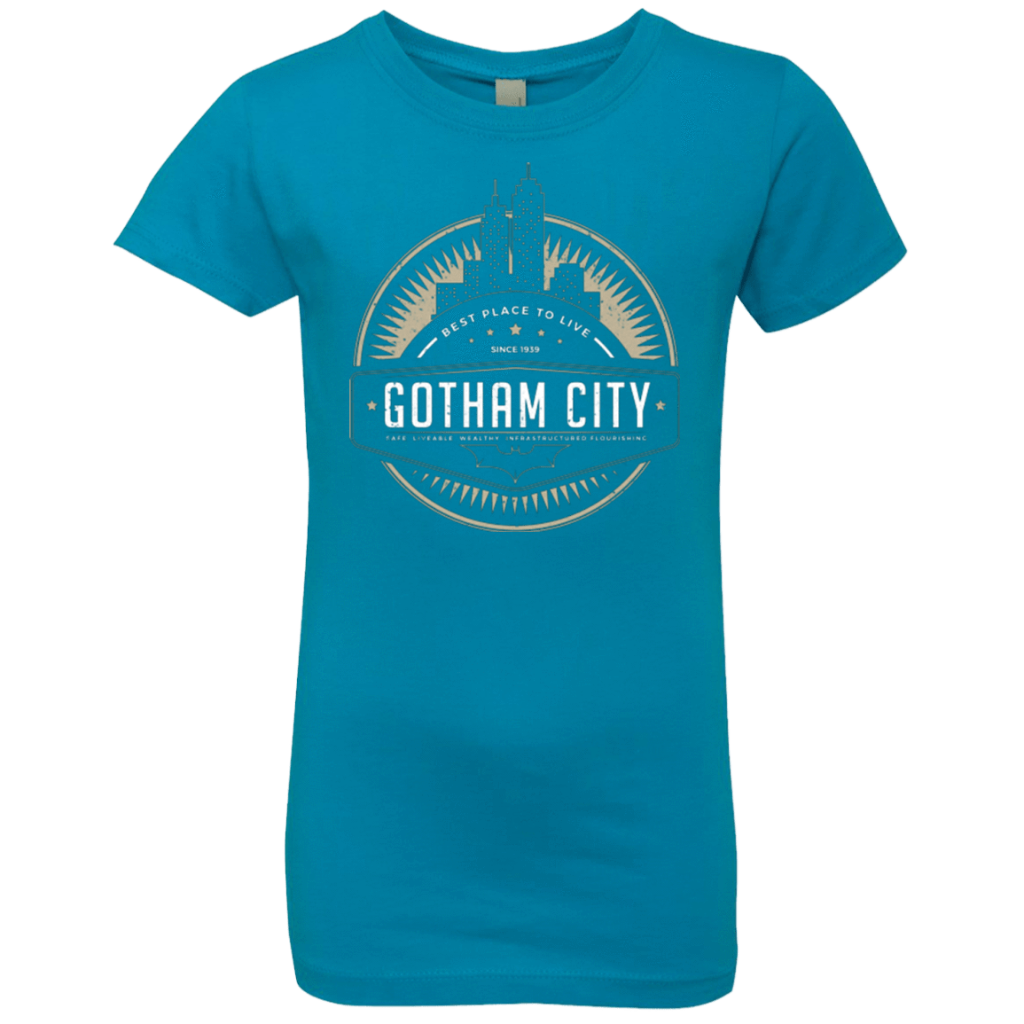 T-Shirts Turquoise / YXS Best Place To Live Girls Premium T-Shirt