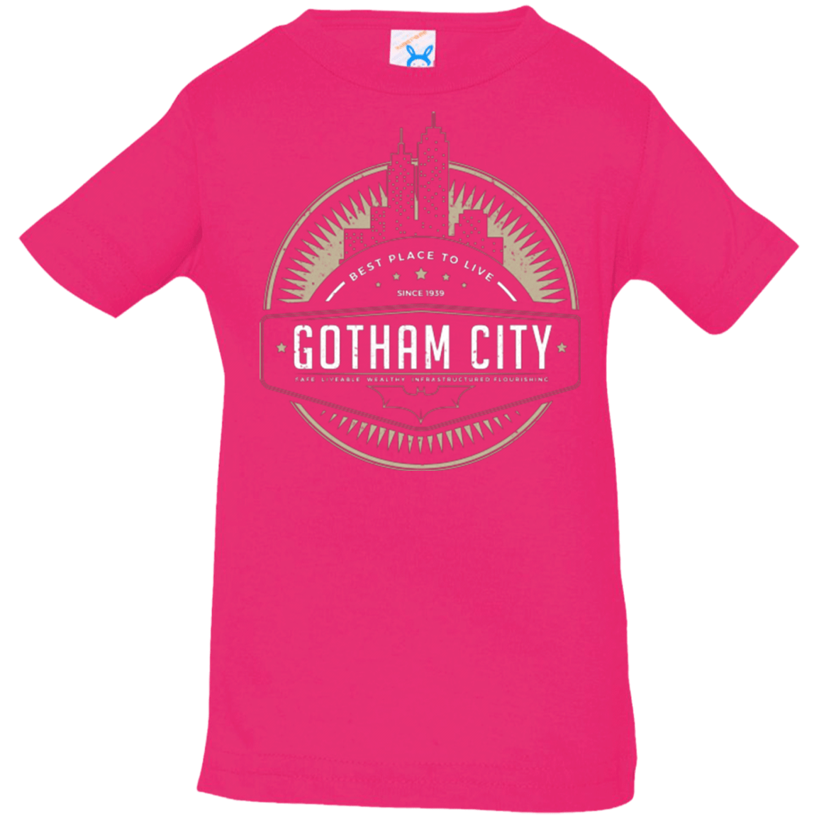 T-Shirts Hot Pink / 6 Months Best Place To Live Infant Premium T-Shirt