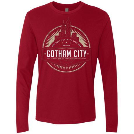 T-Shirts Cardinal / Small Best Place To Live Men's Premium Long Sleeve