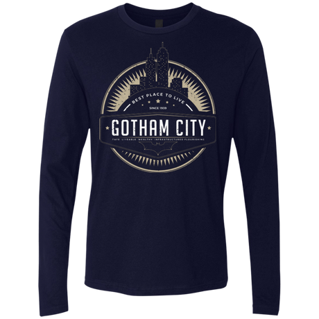 T-Shirts Midnight Navy / Small Best Place To Live Men's Premium Long Sleeve