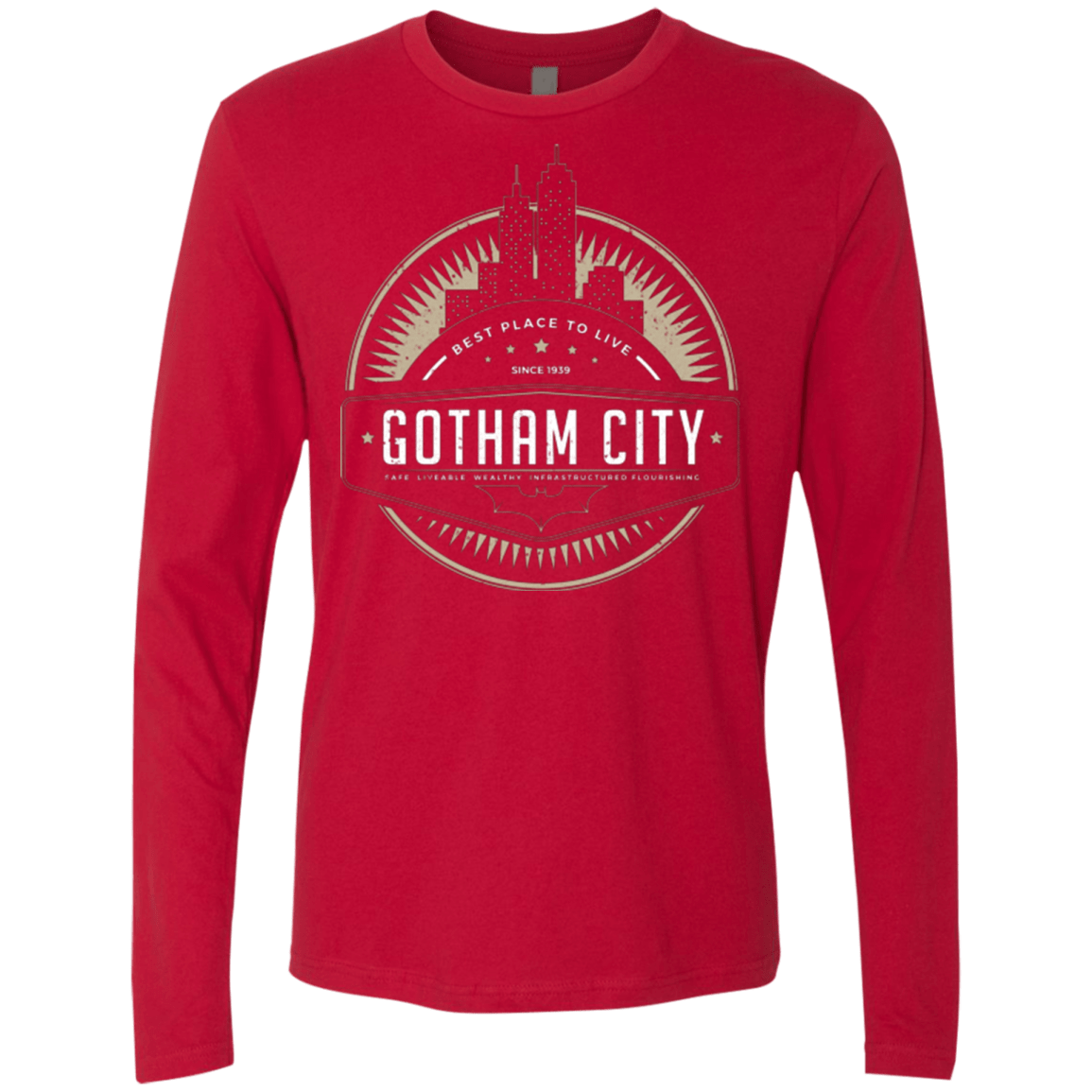 T-Shirts Red / Small Best Place To Live Men's Premium Long Sleeve