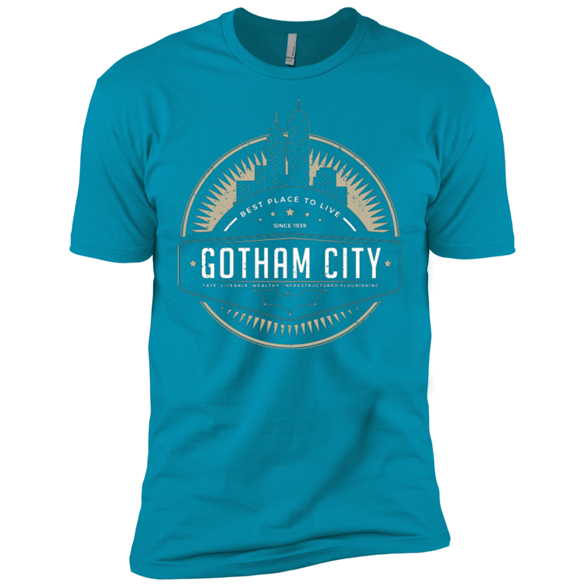 T-Shirts Turquoise / X-Small Best Place To Live Men's Premium T-Shirt