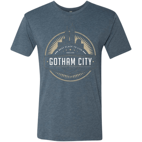 T-Shirts Indigo / Small Best Place To Live Men's Triblend T-Shirt