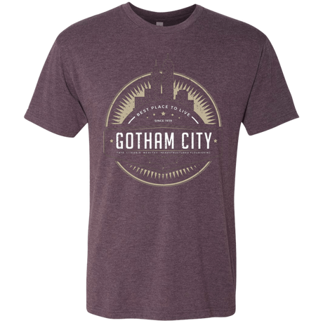 T-Shirts Vintage Purple / Small Best Place To Live Men's Triblend T-Shirt