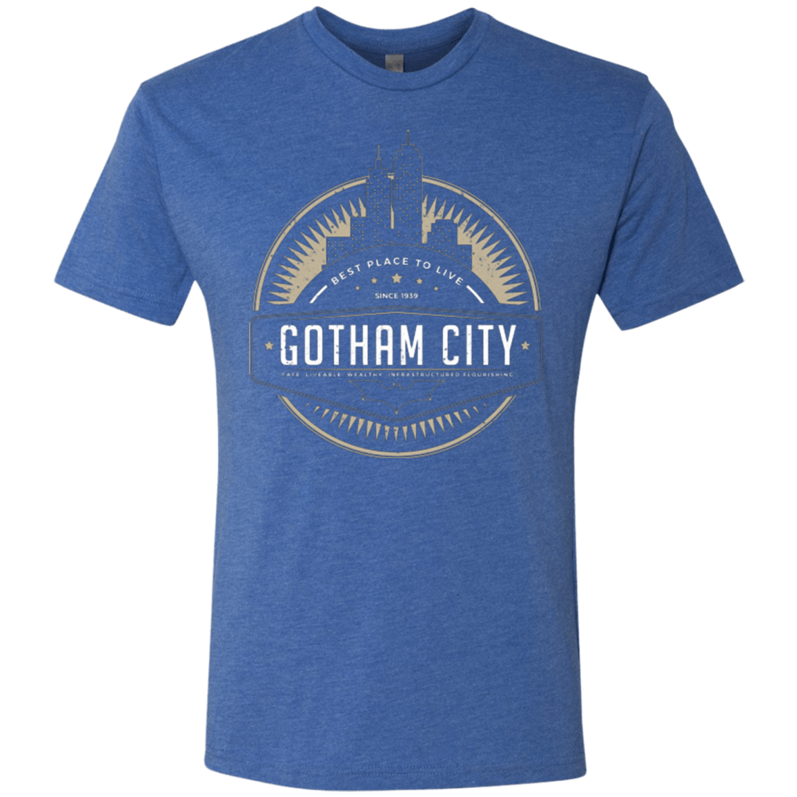 T-Shirts Vintage Royal / Small Best Place To Live Men's Triblend T-Shirt