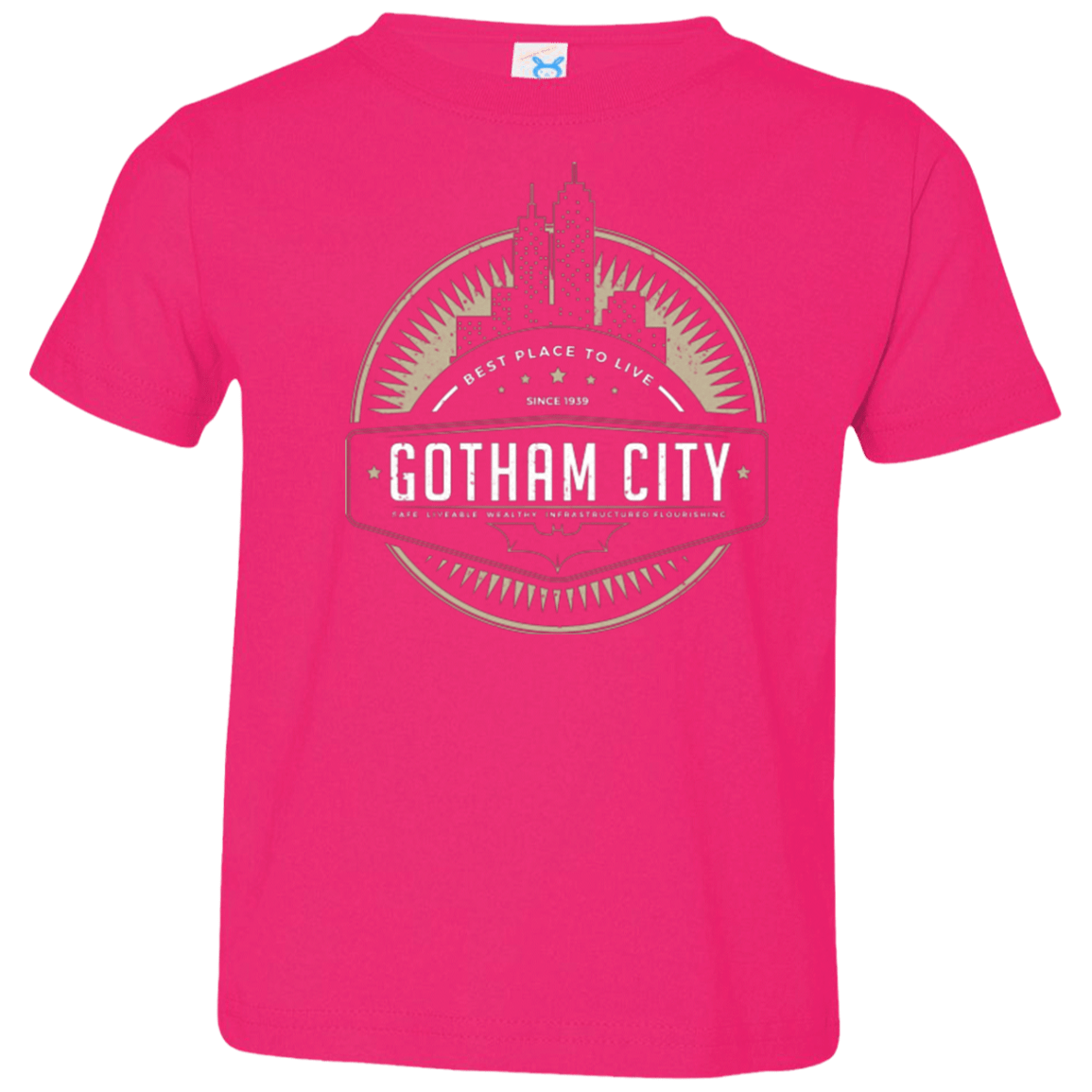 T-Shirts Hot Pink / 2T Best Place To Live Toddler Premium T-Shirt