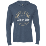 T-Shirts Indigo / X-Small Best Place To Live Triblend Long Sleeve Hoodie Tee