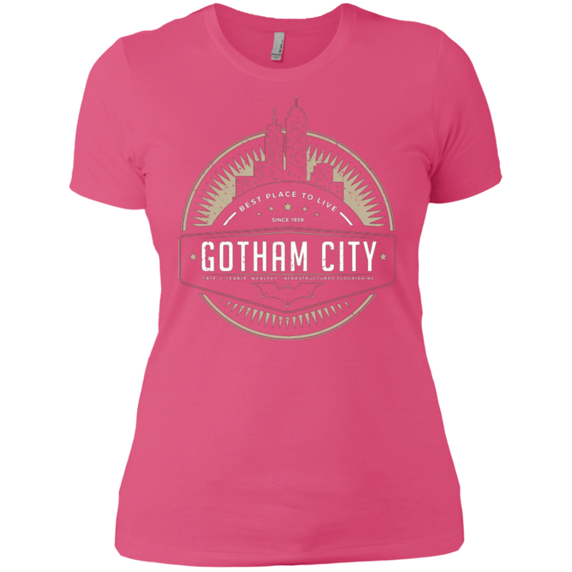 T-Shirts Hot Pink / X-Small Best Place To Live Women's Premium T-Shirt