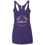 T-Shirts Purple / X-Small Best Place To Live Women's Triblend Racerback Tank