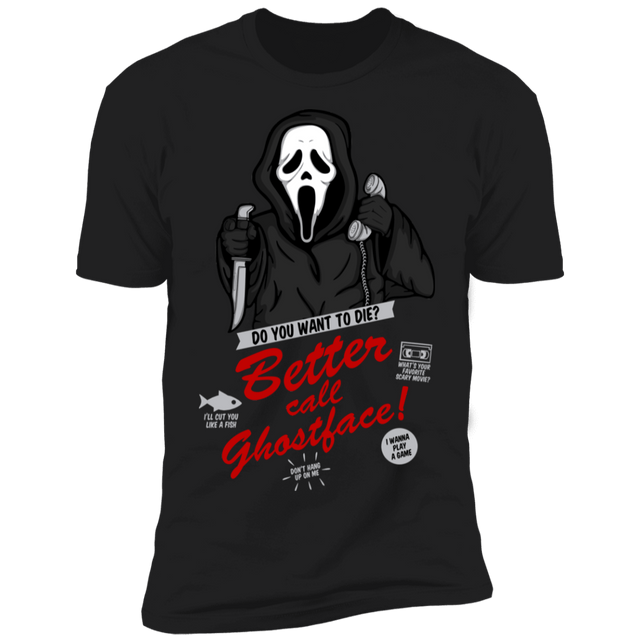 T-Shirts Black / X-Small Better Call Ghostface Men's Premium T-Shirt