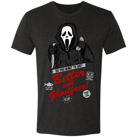 T-Shirts Vintage Black / S Better Call Ghostface Men's Triblend T-Shirt