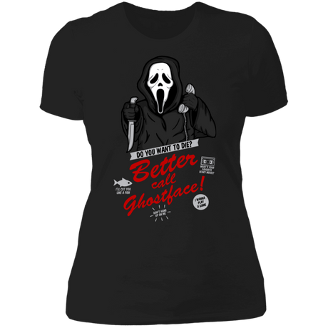 T-Shirts Black / X-Small Better Call Ghostface Women's Premium T-Shirt