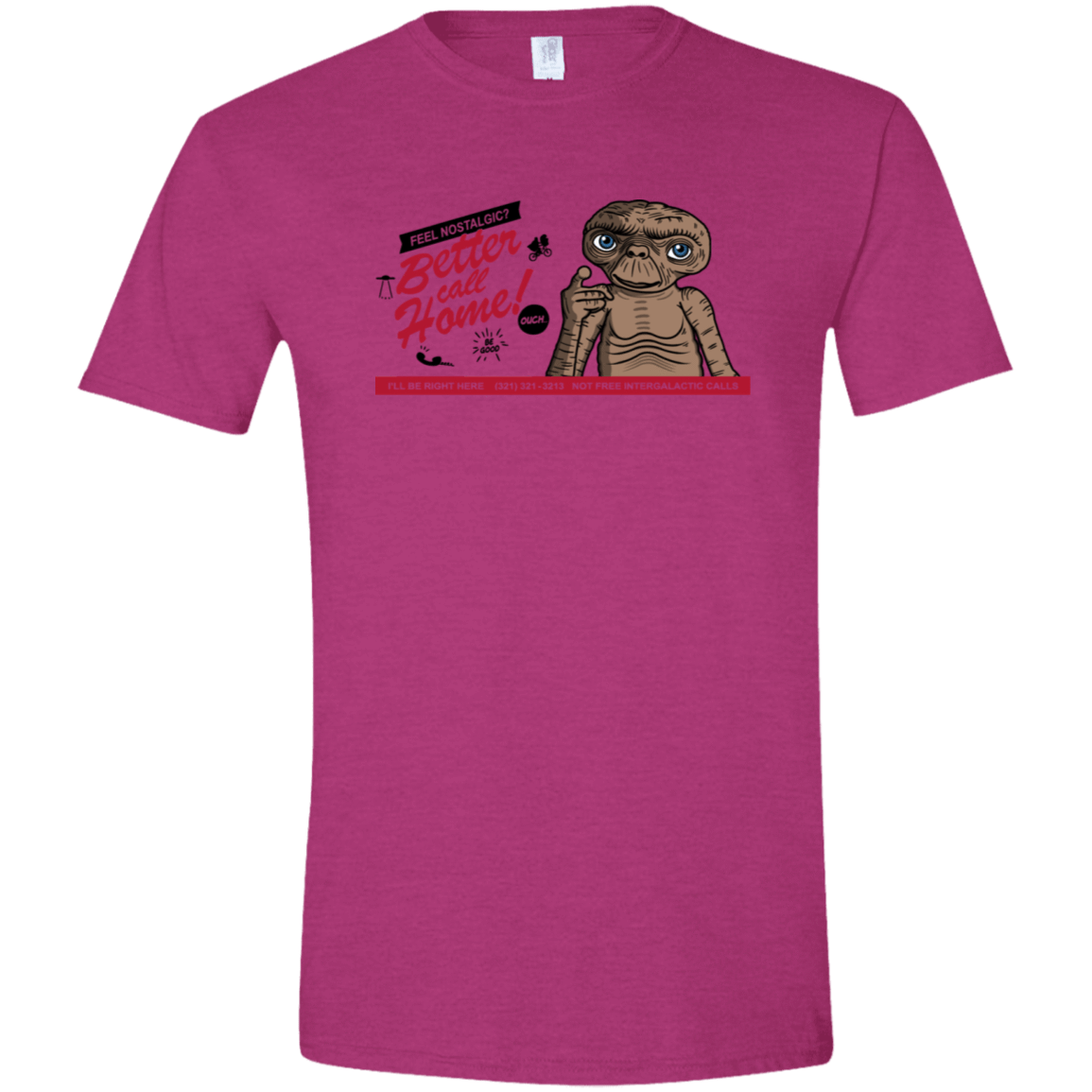 T-Shirts Antique Heliconia / S Better Call Home Men's Semi-Fitted Softstyle