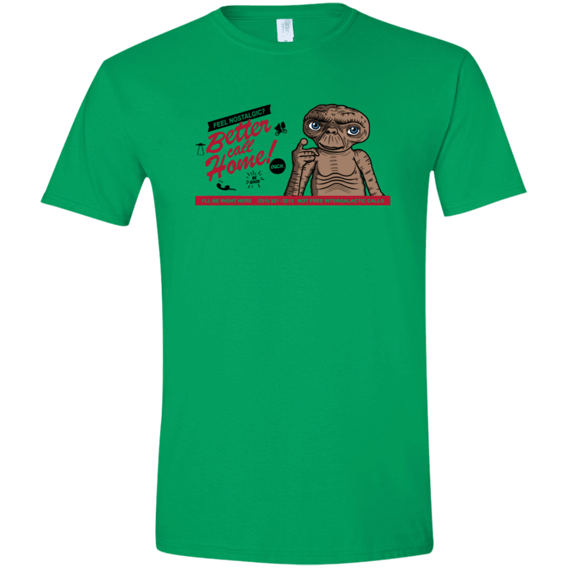 T-Shirts Irish Green / S Better Call Home Men's Semi-Fitted Softstyle