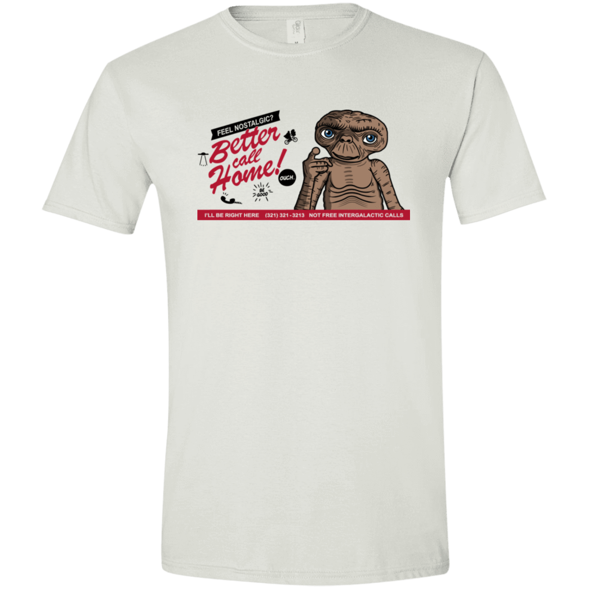 T-Shirts White / X-Small Better Call Home Men's Semi-Fitted Softstyle