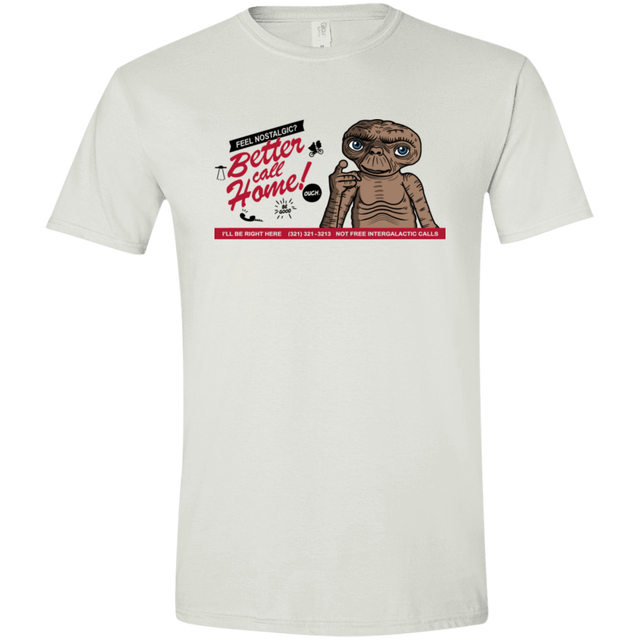 T-Shirts White / X-Small Better Call Home Men's Semi-Fitted Softstyle