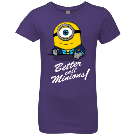 T-Shirts Purple Rush / YXS Better Call Minons Girls Premium T-Shirt