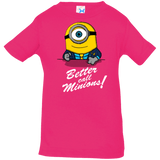 T-Shirts Hot Pink / 6 Months Better Call Minons Infant Premium T-Shirt