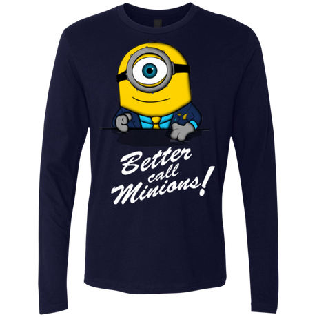T-Shirts Midnight Navy / Small Better Call Minons Men's Premium Long Sleeve
