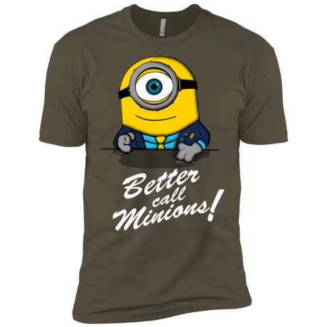 T-Shirts Military Green / X-Small Better Call Minons Men's Premium T-Shirt