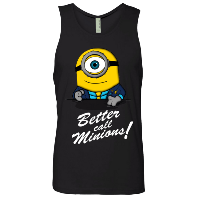 T-Shirts Black / Small Better Call Minons Men's Premium Tank Top