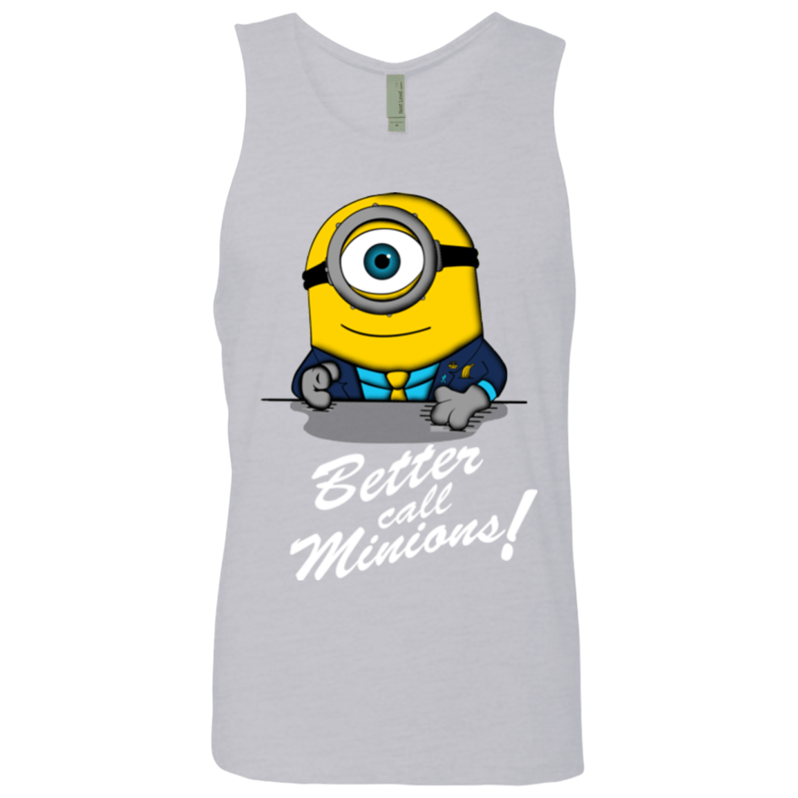 T-Shirts Heather Grey / Small Better Call Minons Men's Premium Tank Top