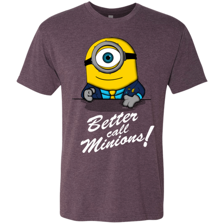 T-Shirts Vintage Purple / Small Better Call Minons Men's Triblend T-Shirt