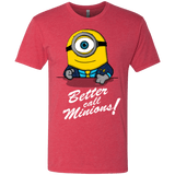 T-Shirts Vintage Red / Small Better Call Minons Men's Triblend T-Shirt
