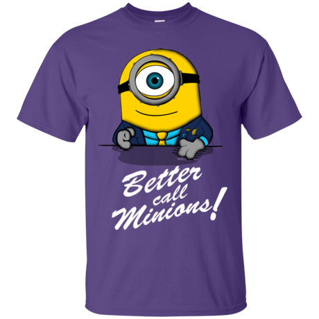 T-Shirts Purple / Small Better Call Minons T-Shirt