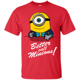 T-Shirts Red / Small Better Call Minons T-Shirt