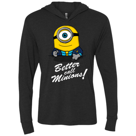 T-Shirts Vintage Black / X-Small Better Call Minons Triblend Long Sleeve Hoodie Tee