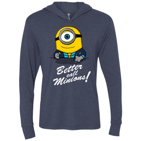 T-Shirts Vintage Navy / X-Small Better Call Minons Triblend Long Sleeve Hoodie Tee
