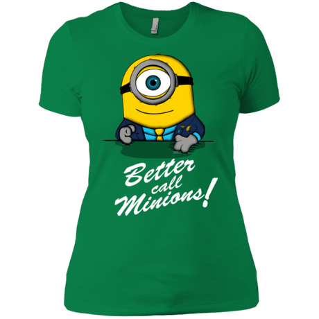 T-Shirts Kelly Green / X-Small Better Call Minons Women's Premium T-Shirt