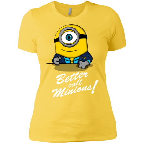 T-Shirts Vibrant Yellow / X-Small Better Call Minons Women's Premium T-Shirt