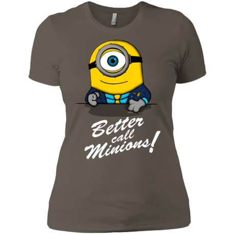 T-Shirts Warm Grey / X-Small Better Call Minons Women's Premium T-Shirt