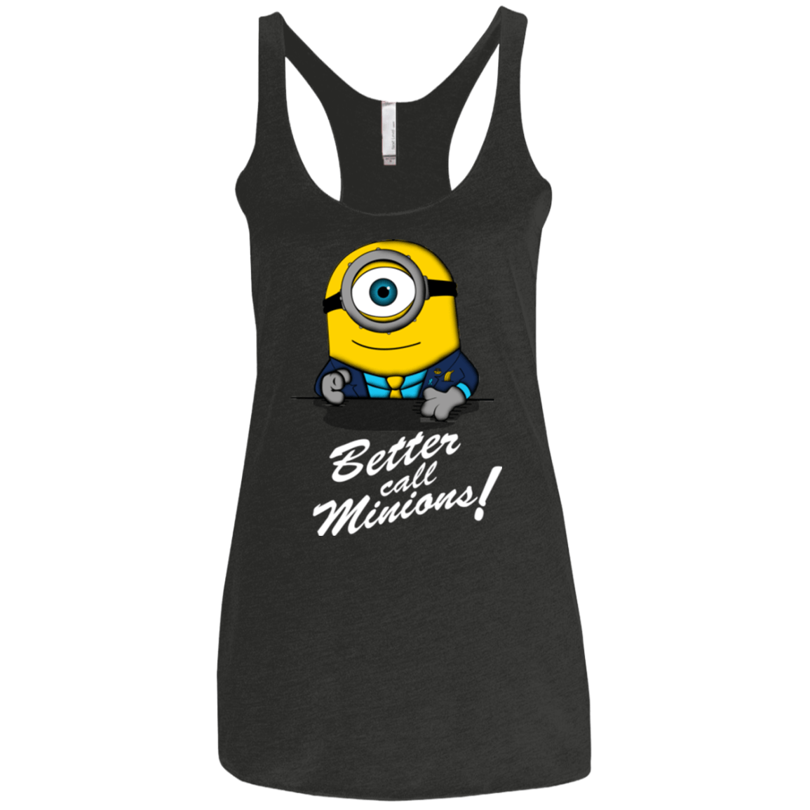 T-Shirts Vintage Black / X-Small Better Call Minons Women's Triblend Racerback Tank