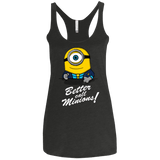 T-Shirts Vintage Black / X-Small Better Call Minons Women's Triblend Racerback Tank