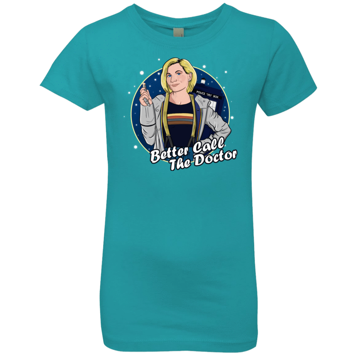 T-Shirts Tahiti Blue / YXS Better Call the Doctor Girls Premium T-Shirt