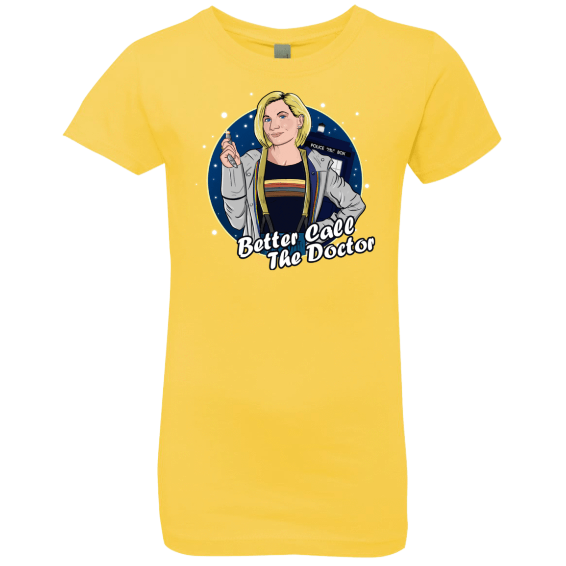T-Shirts Vibrant Yellow / YXS Better Call the Doctor Girls Premium T-Shirt