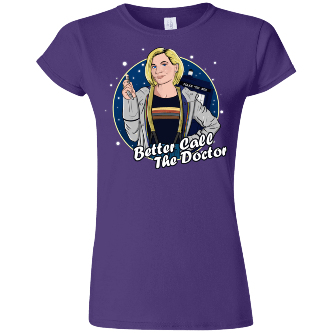 T-Shirts Purple / S Better Call the Doctor Junior Slimmer-Fit T-Shirt