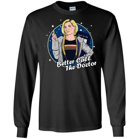 T-Shirts Black / S Better Call the Doctor Men's Long Sleeve T-Shirt