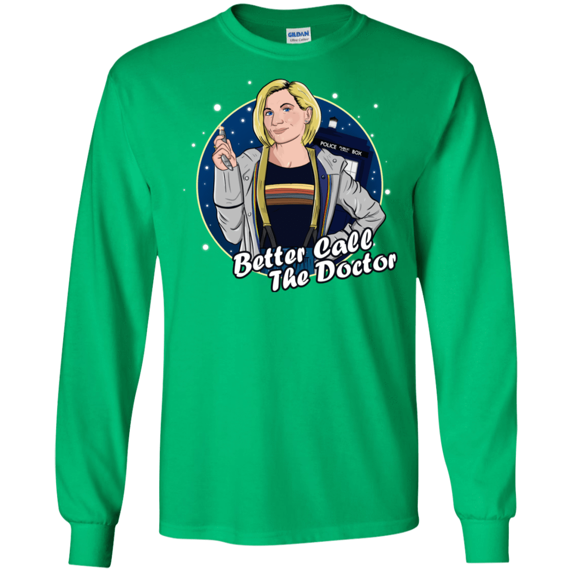 T-Shirts Irish Green / S Better Call the Doctor Men's Long Sleeve T-Shirt