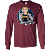 T-Shirts Maroon / S Better Call the Doctor Men's Long Sleeve T-Shirt