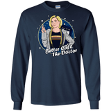 T-Shirts Navy / S Better Call the Doctor Men's Long Sleeve T-Shirt