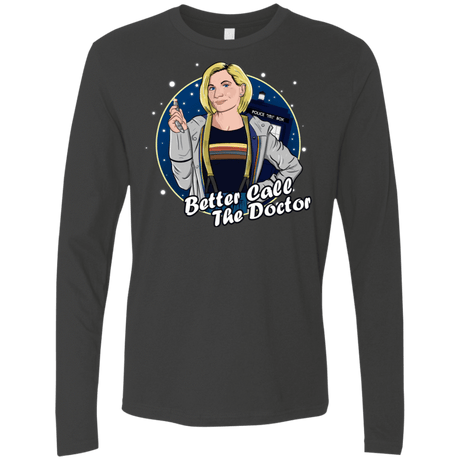 T-Shirts Heavy Metal / S Better Call the Doctor Men's Premium Long Sleeve